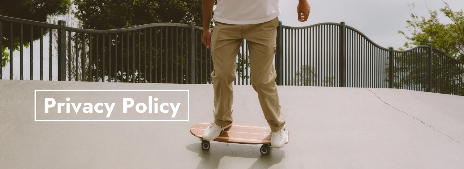 Skater enjoying his Pretender cruiser skateboard in a skate park.